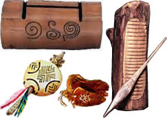 Instrumentos musicales taínos