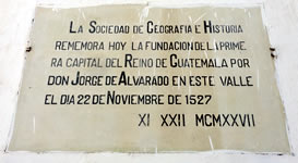 Jorge de Alvarado. Fundación de Guatamela.