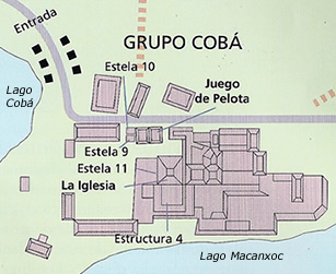 Grupo Cobá. Sitio arqueológico Cobá