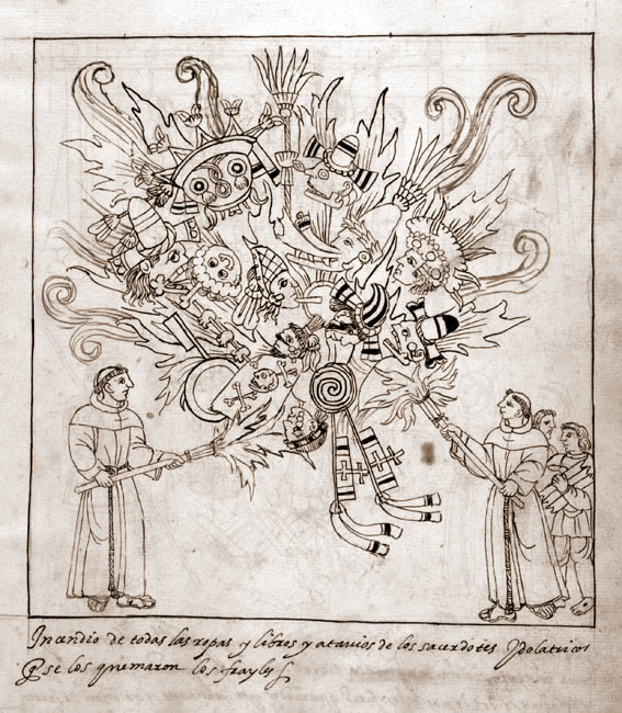 Quema de objetos sagrados