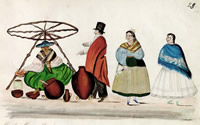 Vendedora y otros tipos populares (Potosí)