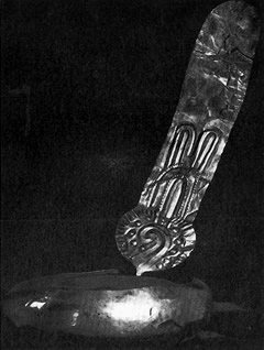 Diadepa y pluma de oro