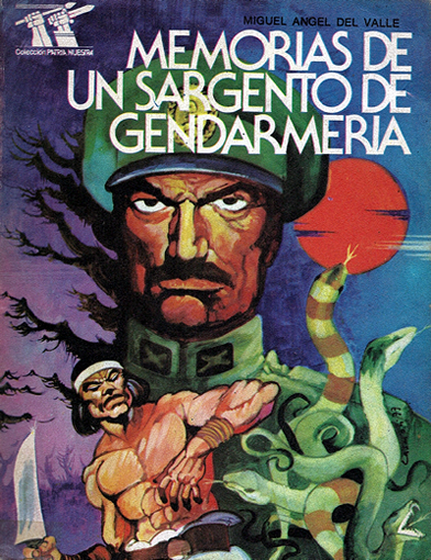 Memorías de un Sargento de Gendarmería. Tapa de Andres Cascioli